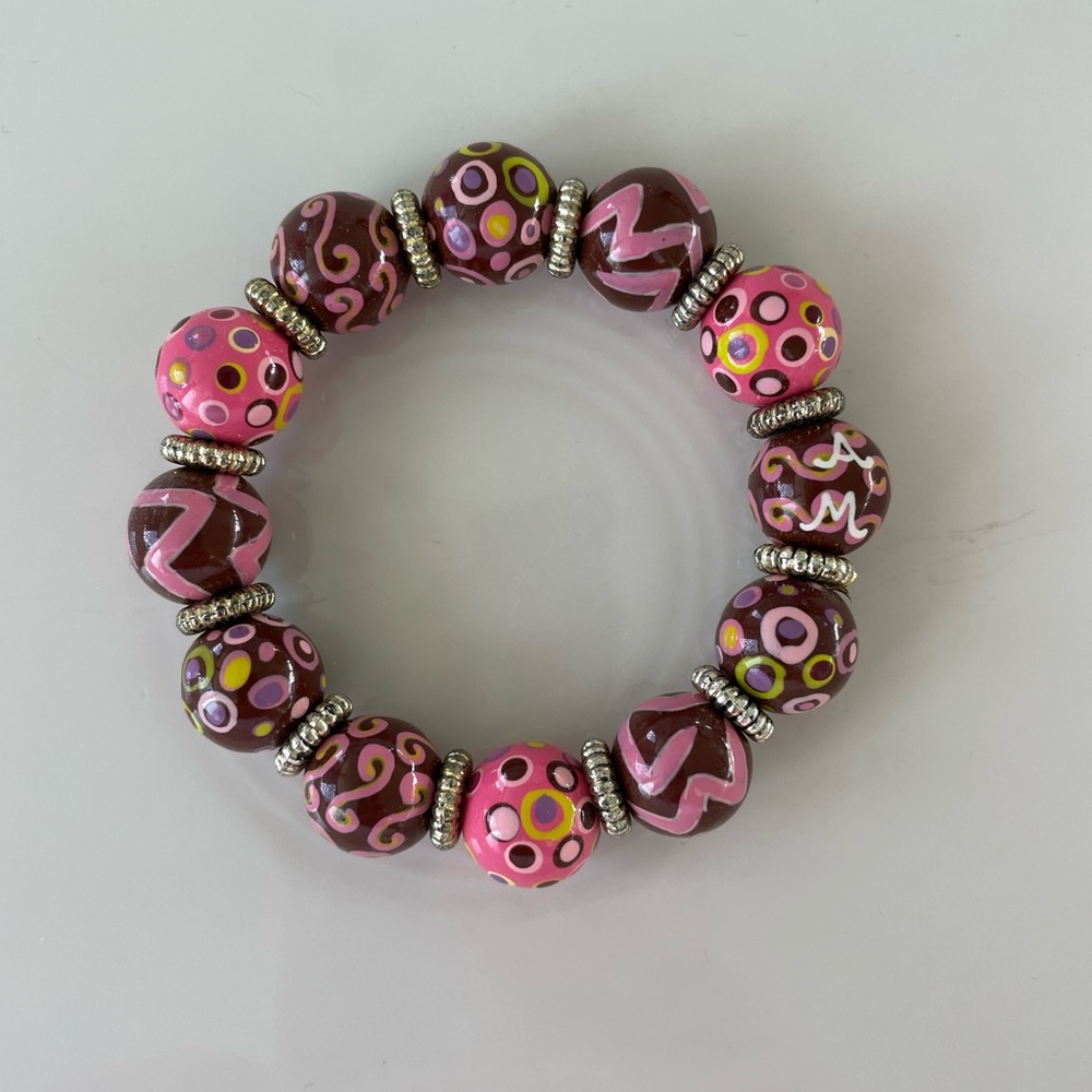 Angela Moore Hand Painted Bracelet